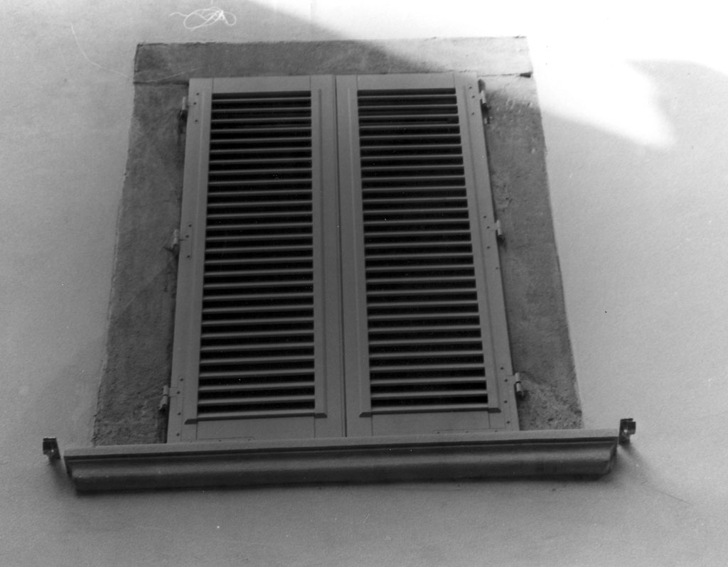 mostra di finestra, serie - bottega toscana (fine/inizio secc. XVIII/ XIX)