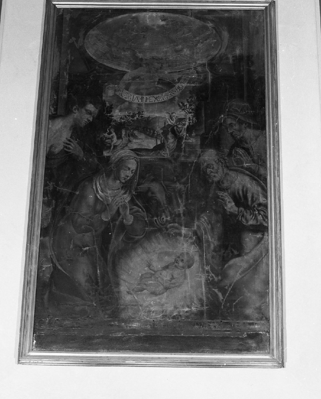 La Natività, natività di Gesù (dipinto, opera isolata) - ambito aretino (sec. XVI)