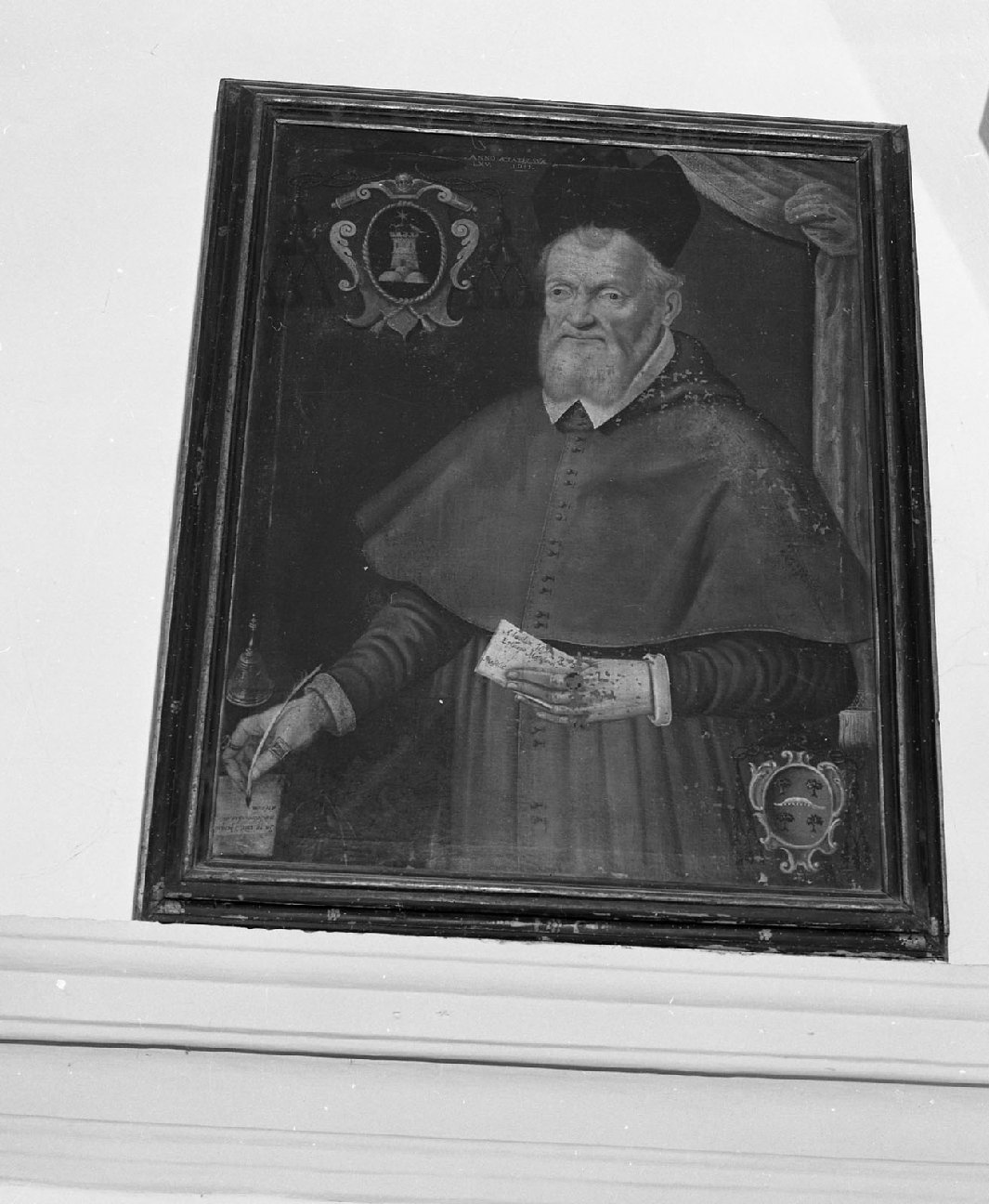 Jacopo Torricelli Vescovo di Marsiglia (dipinto, opera isolata) - ambito aretino (sec. XVII)