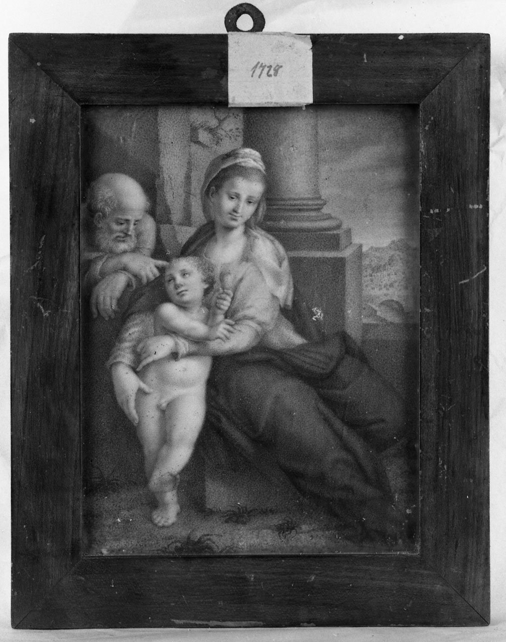 Sacra Famiglia (dipinto, opera isolata) - ambito lombardo (fine/inizio secc. XVII/ XVIII)