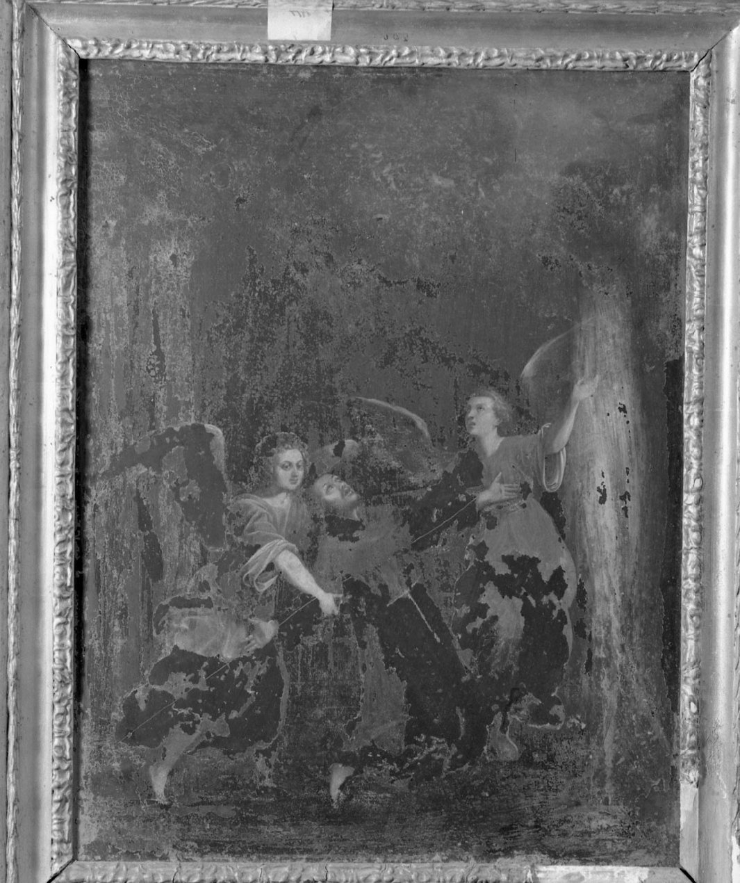 estasi di San Francesco d'Assisi (dipinto, opera isolata) - ambito emiliano (seconda metà sec. XVII)