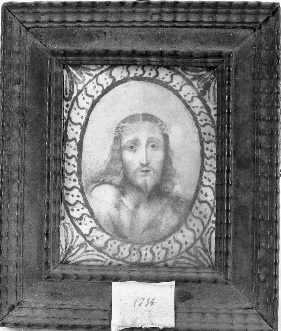 Ecce Homo (dipinto, opera isolata) - ambito aretino (seconda metà sec. XIX)