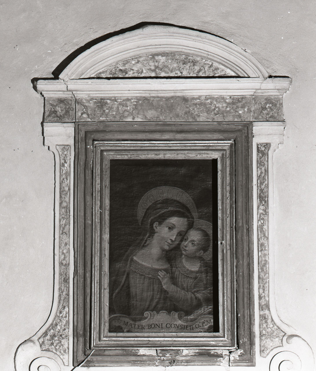Madonna con Bambino (dipinto, elemento d'insieme) - ambito toscano (sec. XIX)