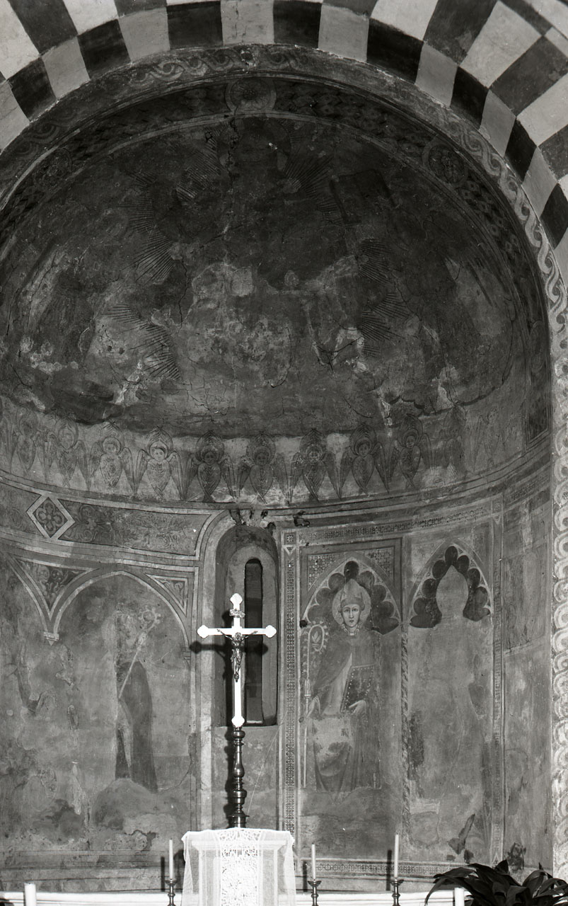 Dio Padre tra angeli (dipinto, ciclo) - ambito aretino (fine/inizio secc. XV/ XVI)