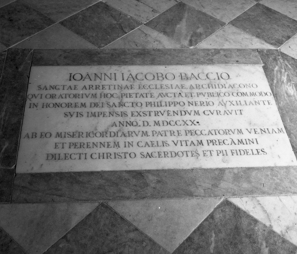 lapide tombale - bottega toscana (sec. XVIII)