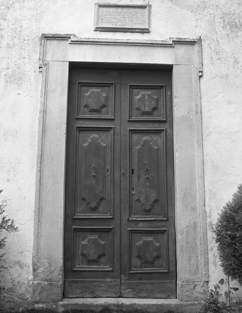 mostra di portale - bottega toscana (prima metà sec. XVIII)