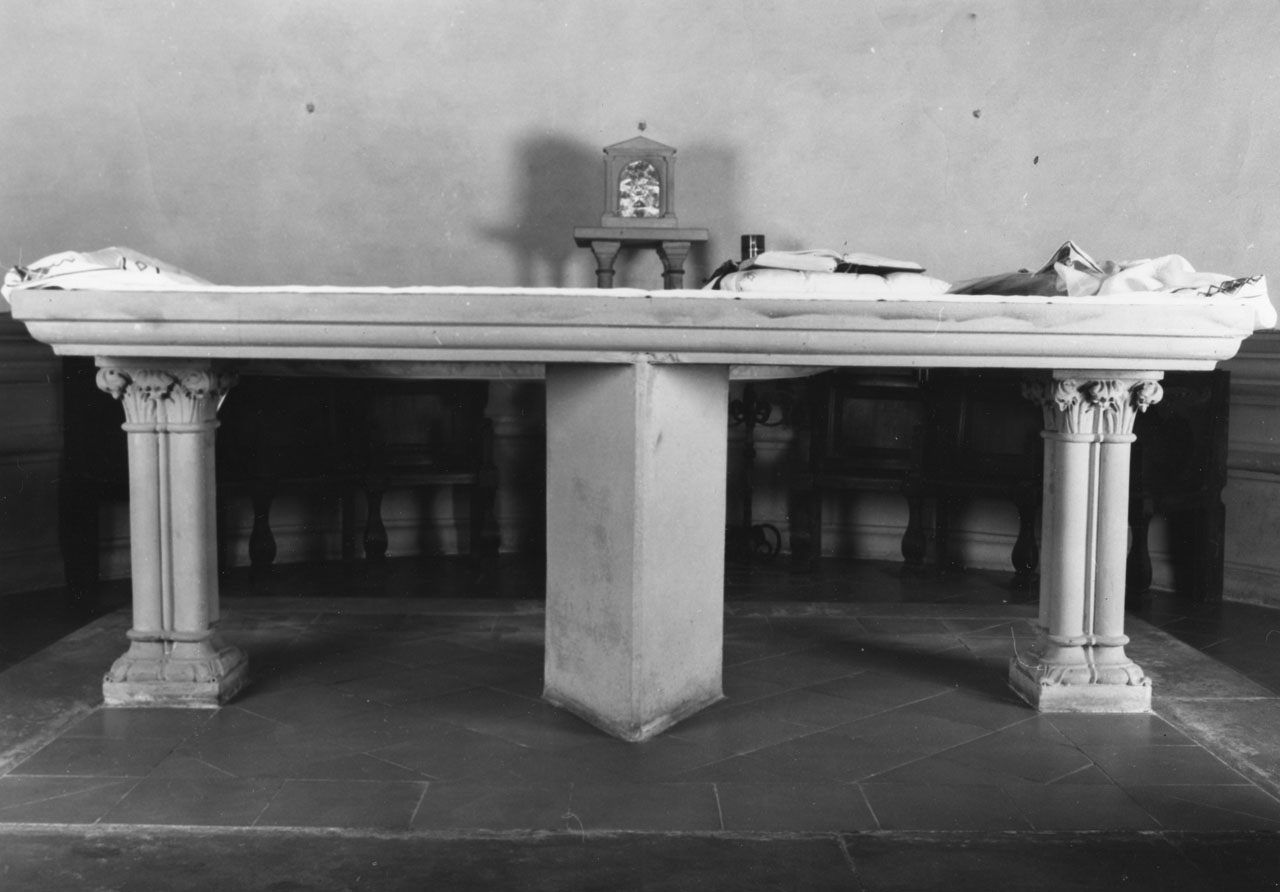 altare - bottega toscana (fine/inizio secc. XVIII/ XIX)