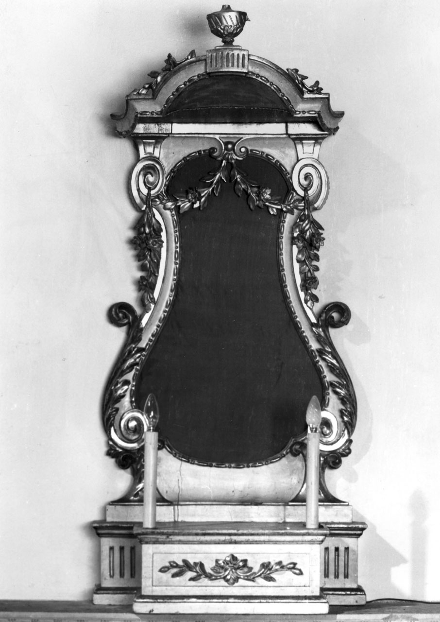 tronetto per esposizione eucaristica, opera isolata - bottega toscana (seconda metà sec. XVIII)