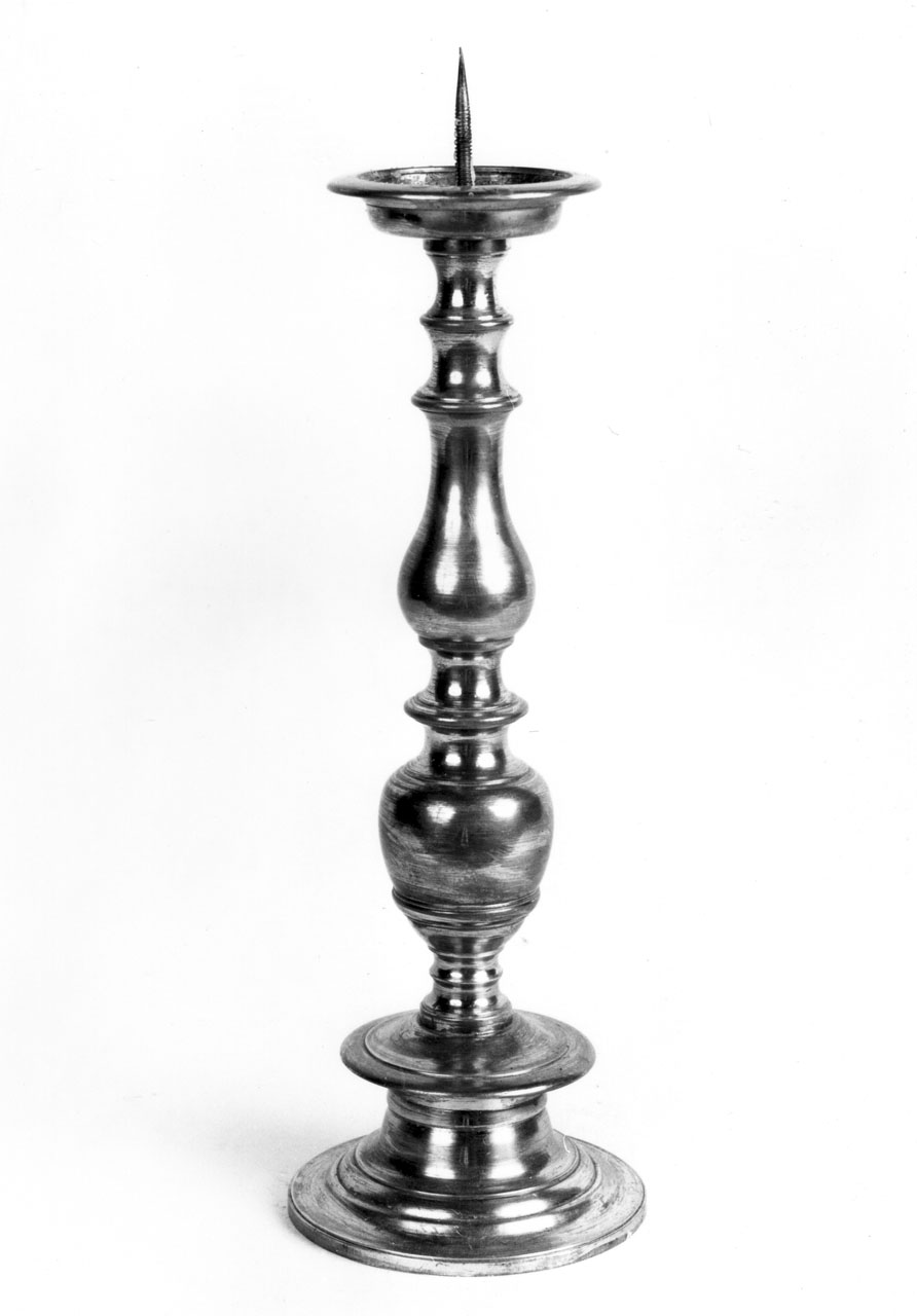 candeliere, serie - bottega toscana (prima metà sec. XVIII)