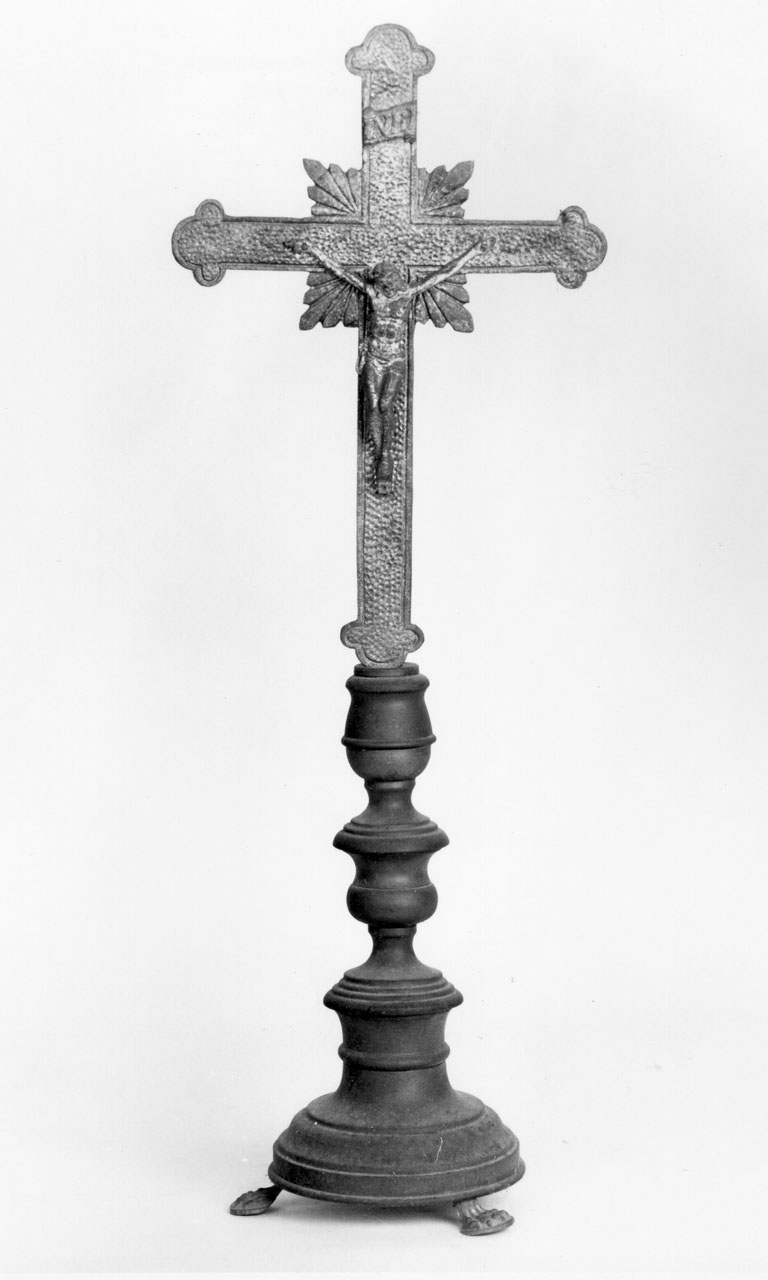 croce processionale, insieme - bottega toscana (inizio sec. XIX)
