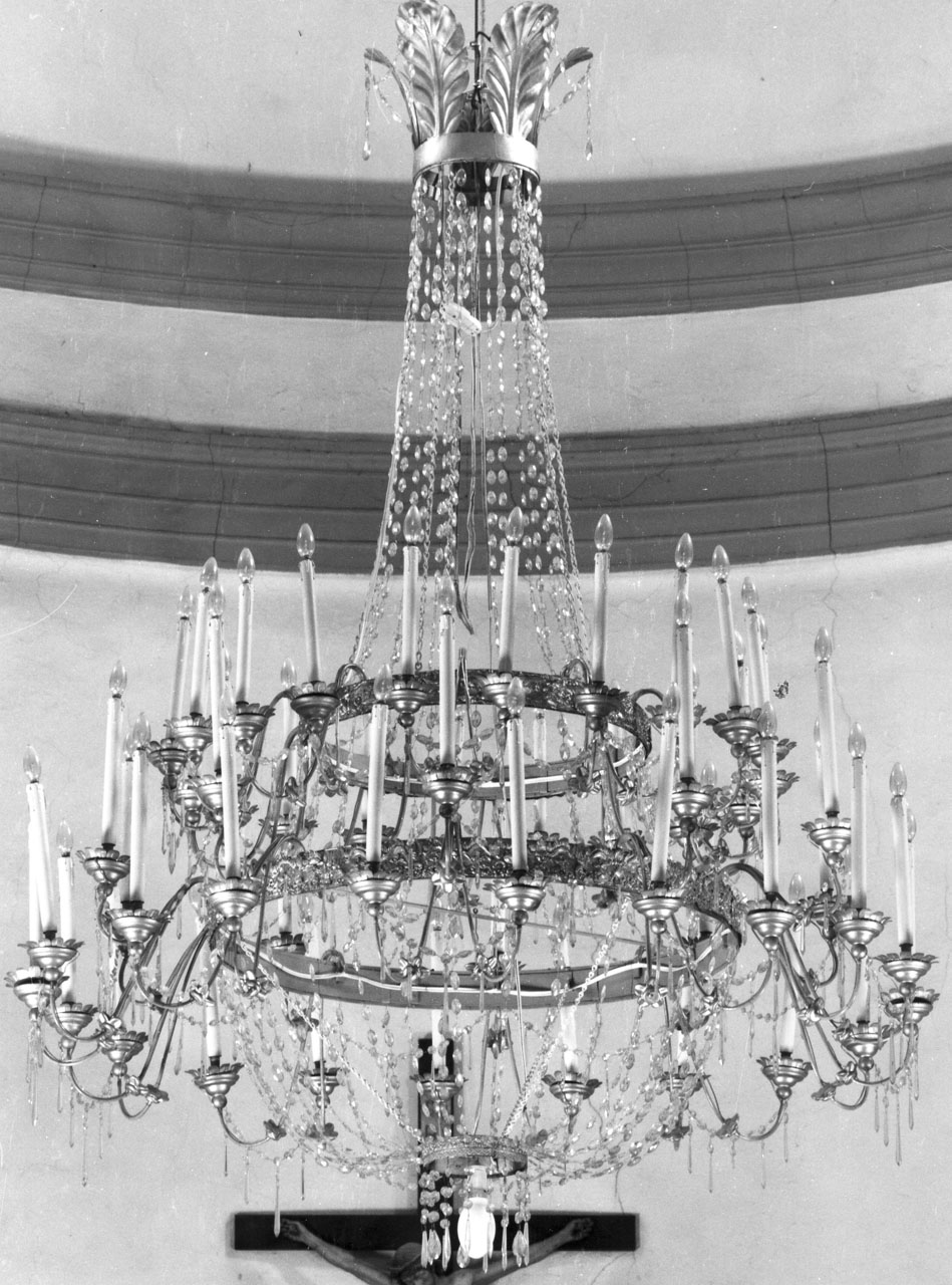 lampadario, opera isolata - bottega toscana (inizio sec. XX)