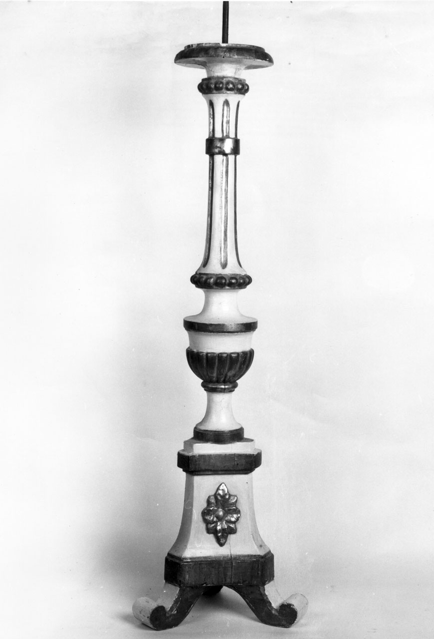 candeliere, serie - bottega toscana (fine sec. XVIII)