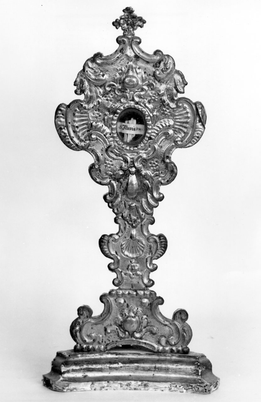 reliquiario - a ostensorio, opera isolata - bottega toscana (seconda metà sec. XVIII)