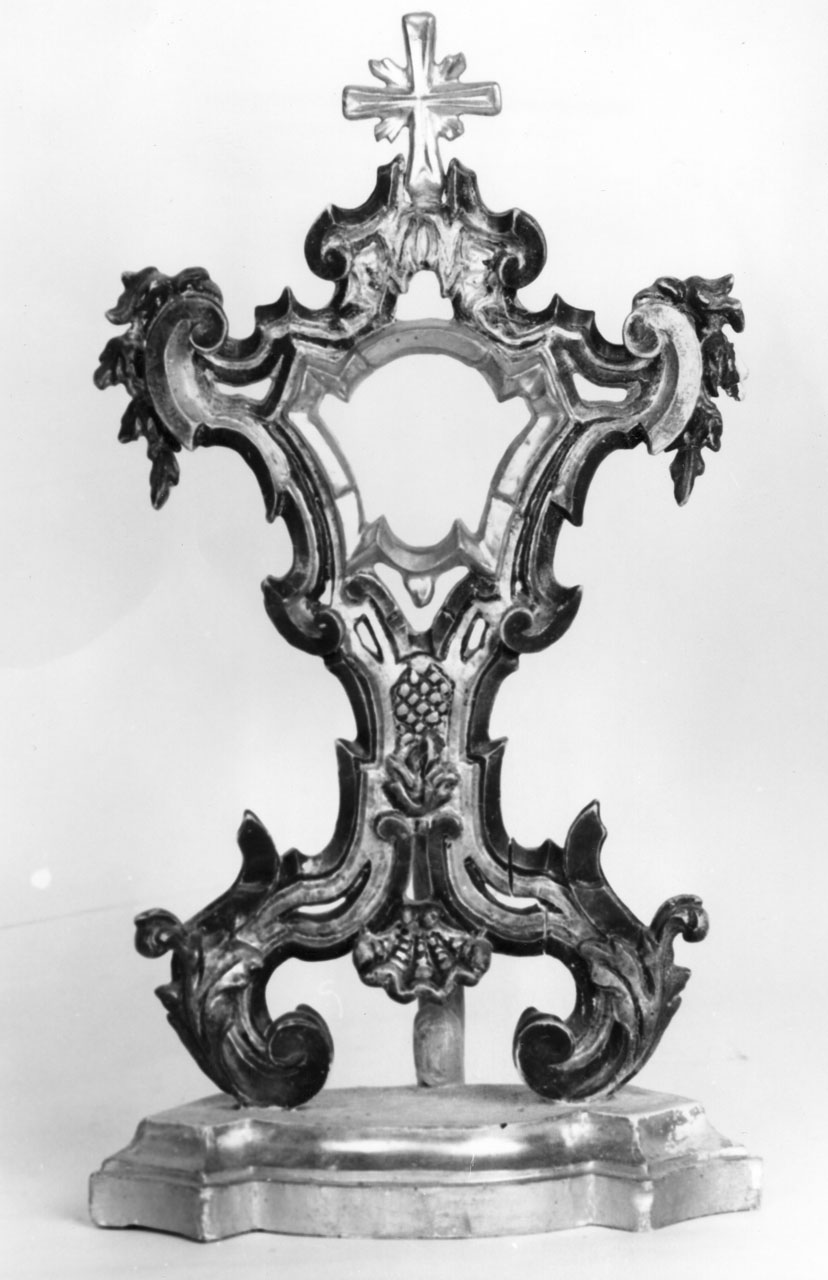reliquiario - a ostensorio, opera isolata - bottega toscana (fine sec. XVIII)