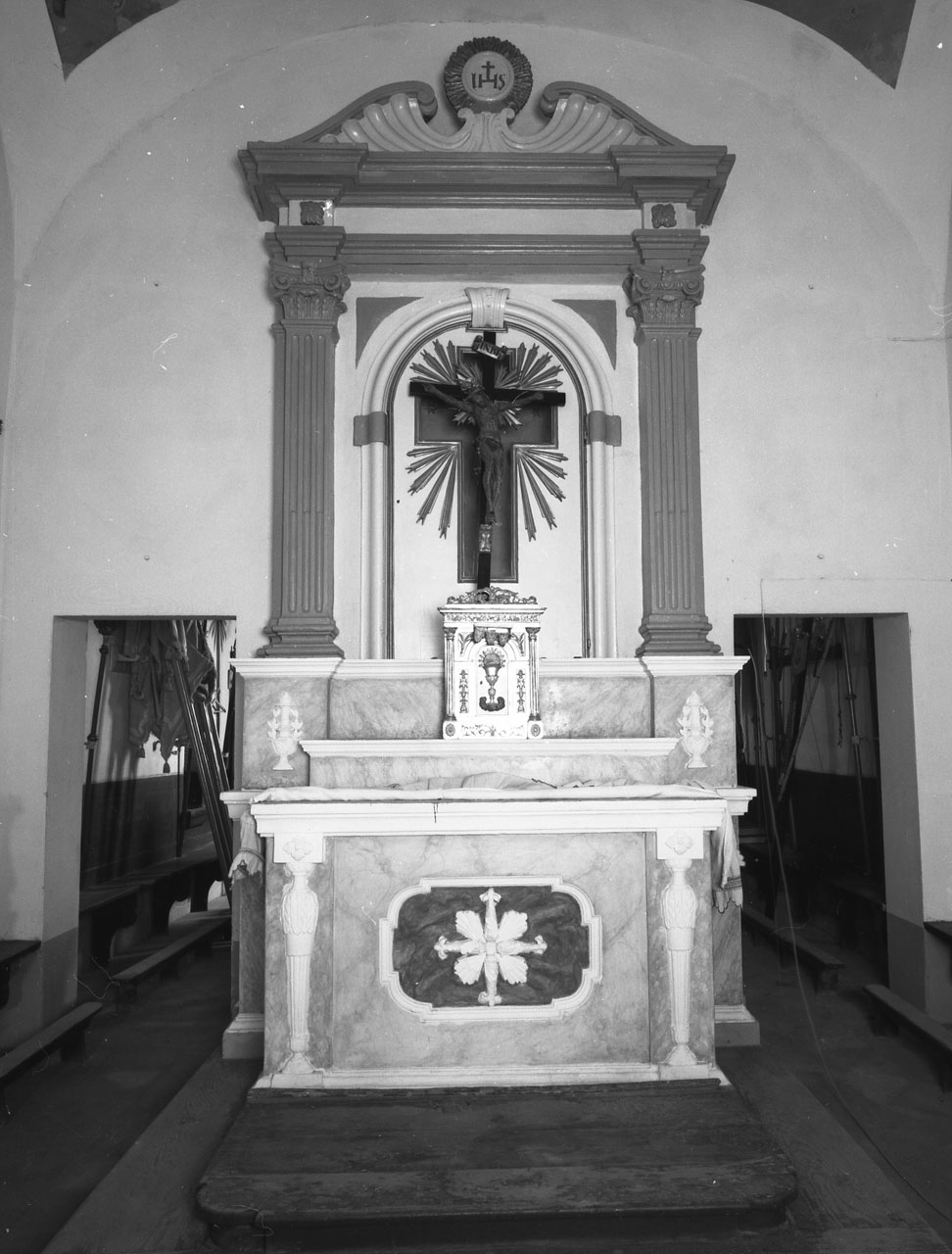 altare maggiore, opera isolata - bottega toscana (inizio sec. XIX)