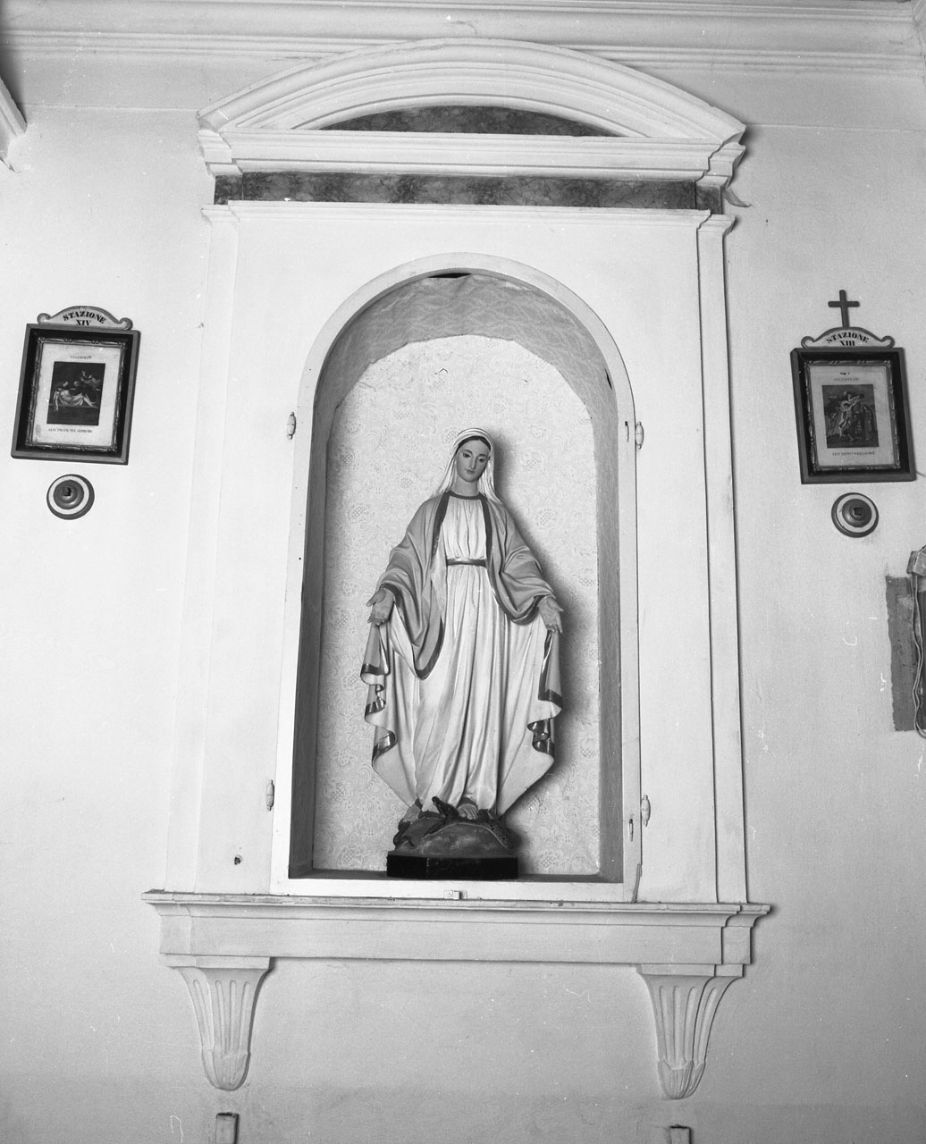 altare - a edicola, opera isolata - bottega toscana (seconda metà sec. XIX)