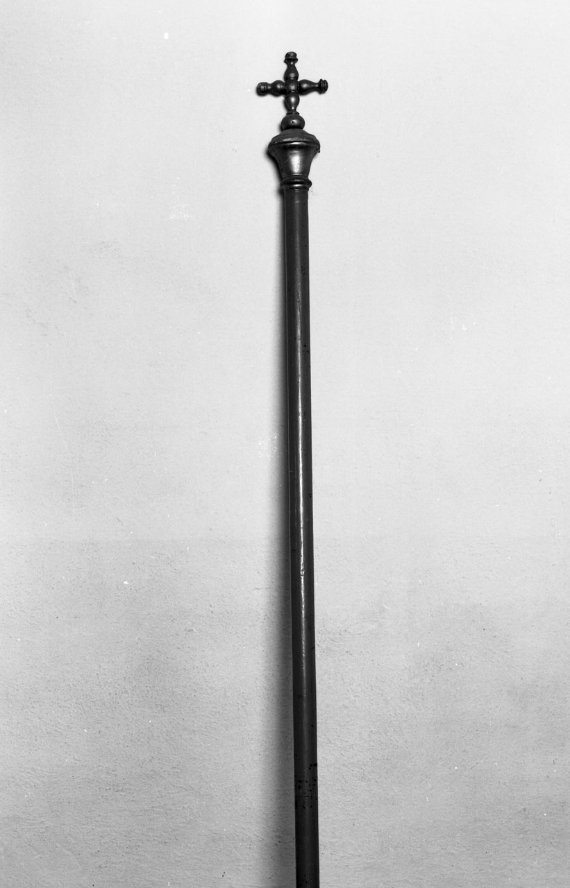 mazza processionale, serie - bottega toscana (fine sec. XVIII)