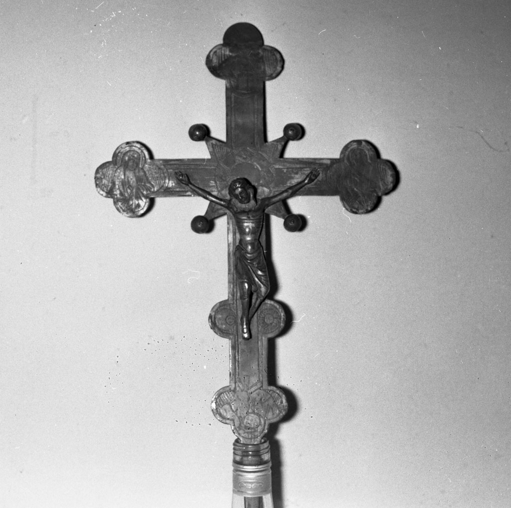croce processionale - bottega toscana (prima metà sec. XV)