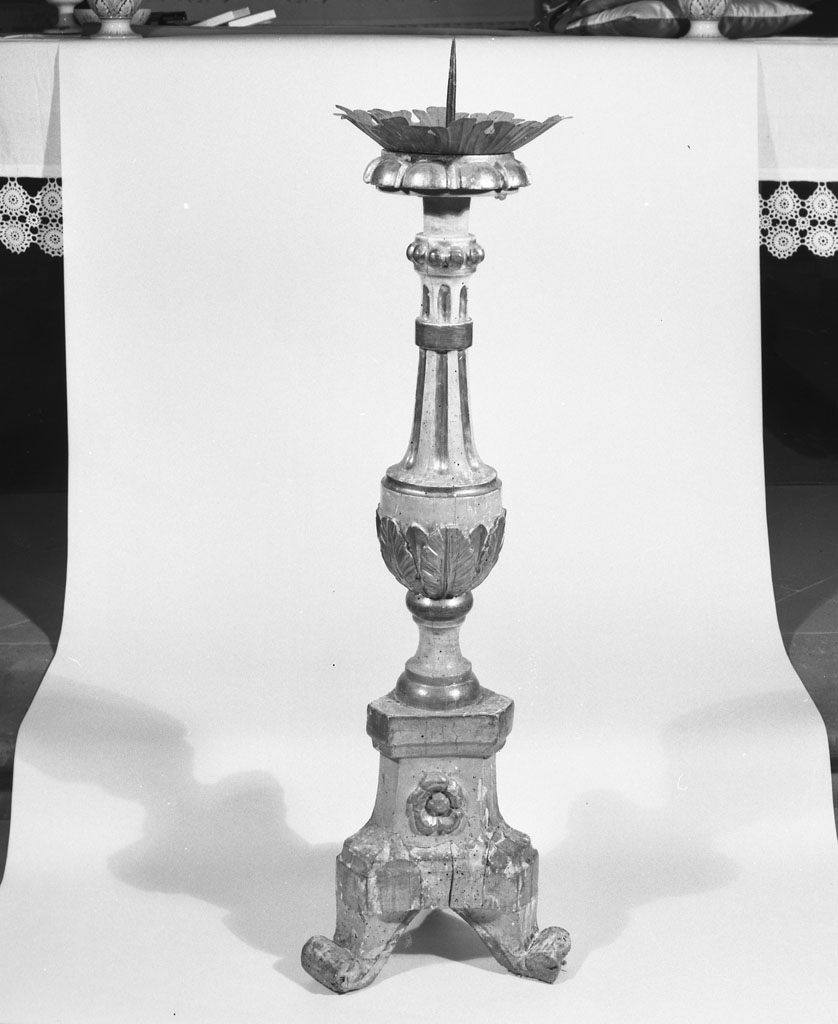 candelabro, coppia - bottega toscana (seconda metà sec. XIX)