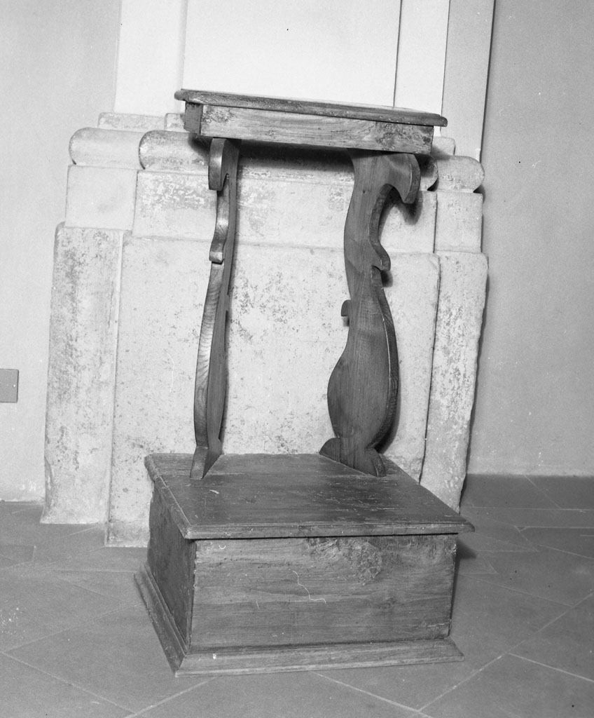 inginocchiatoio, coppia - bottega toscana (seconda metà sec. XVIII)