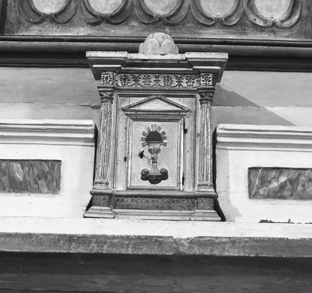 tabernacolo - a frontale architettonico - bottega toscana (prima metà sec. XIX)