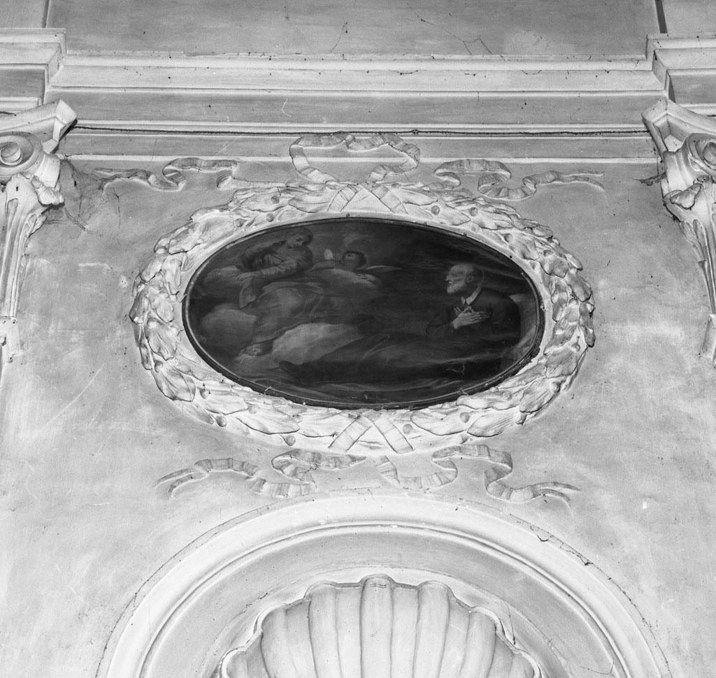 San Filippo Neri ha la visione della Madonna (dipinto) di Fabbrucci Francesco (primo quarto sec. XVIII)