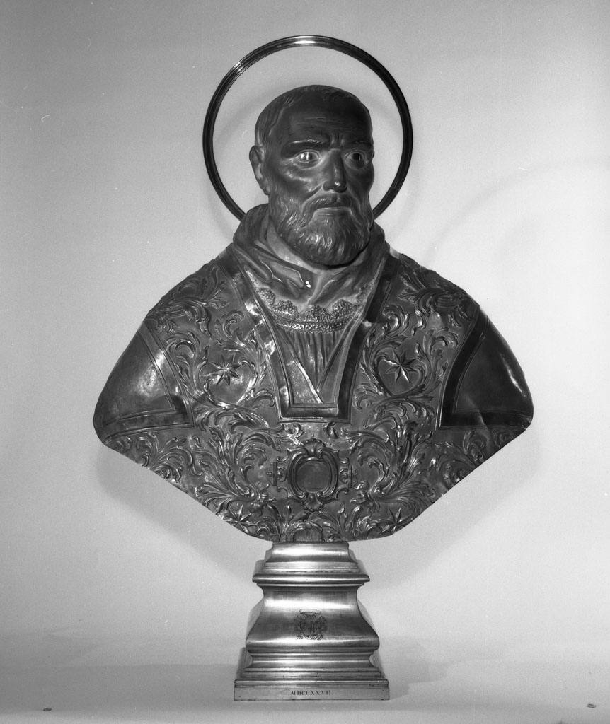 reliquiario - a busto di Francois Stefano Carlo (sec. XVIII)