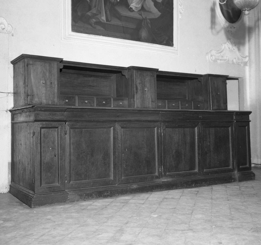 mobile da sacrestia - bottega toscana (inizio sec. XVIII)