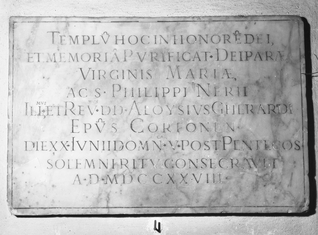 lapide - bottega toscana (sec. XVIII)