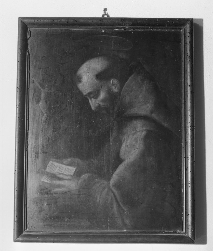 San Francesco d'Assisi in preghiera (dipinto, opera isolata) - ambito fiorentino (inizio sec. XVII)