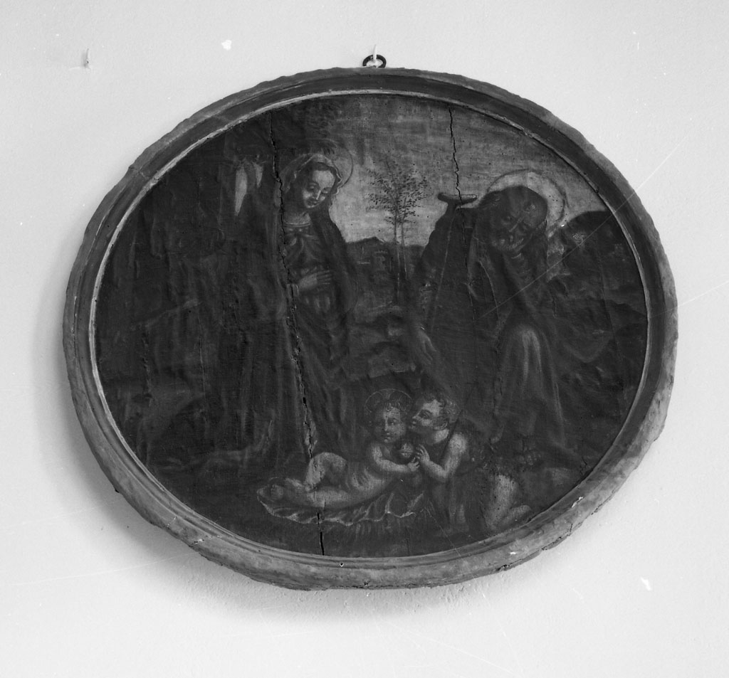 Sacra Famiglia con San Giovannino (dipinto, opera isolata) - ambito umbro (seconda metà sec. XVI)