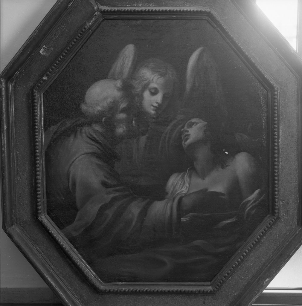 Sant'Agata in carcere curata miracolosamente da San Pietro (dipinto, elemento d'insieme) - ambito fiorentino (sec. XVII)