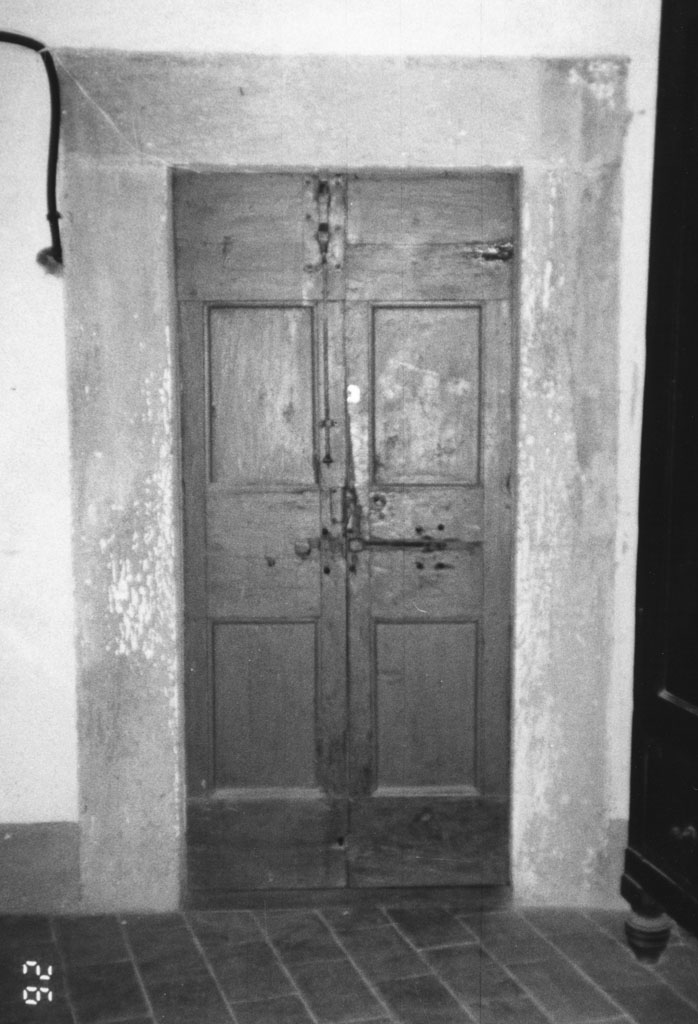 mostra di portale, opera isolata - bottega toscana (sec. XVIII)