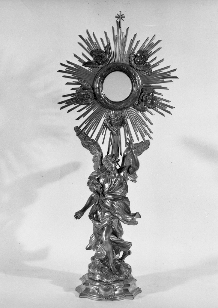 ostensorio - a raggiera - bottega romana (sec. XVIII)