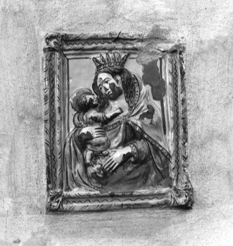 Madonna con Bambino (rilievo) - bottega umbra (sec. XVIII)