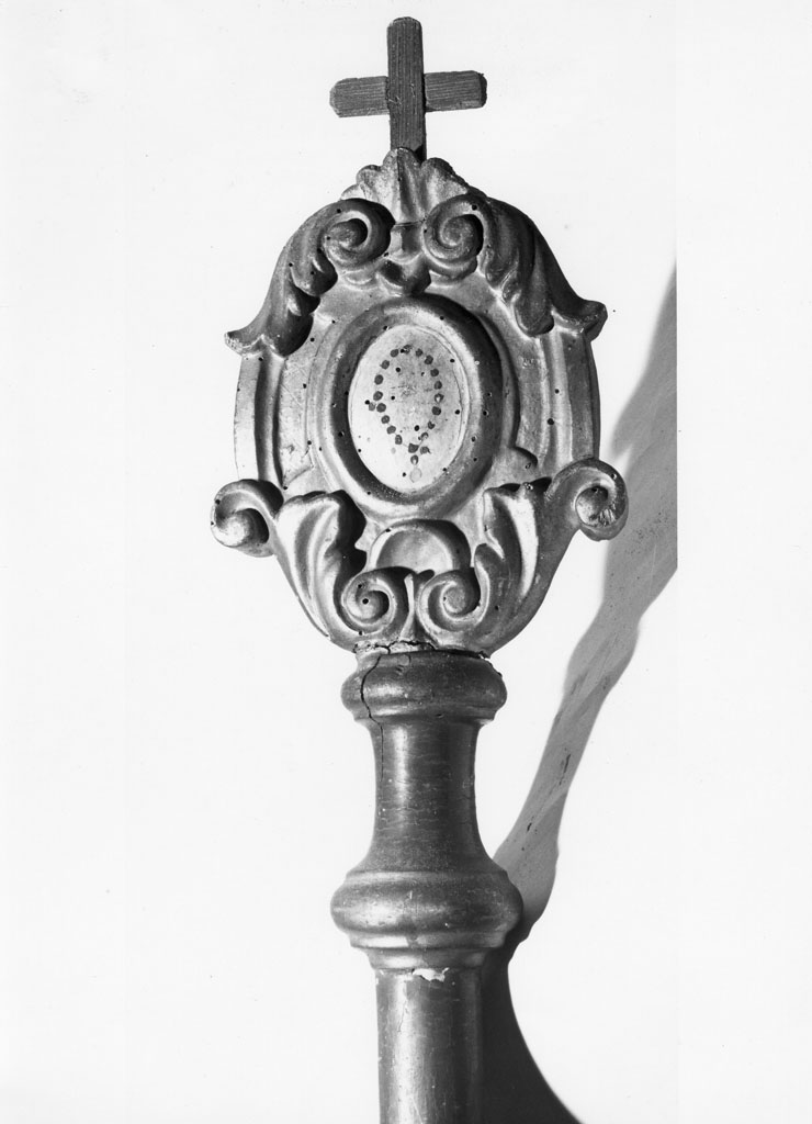 mazza processionale - bottega aretina (sec. XVIII)