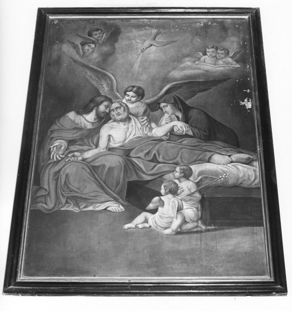 morte di San Giuseppe (dipinto) - ambito aretino (sec. XIX)