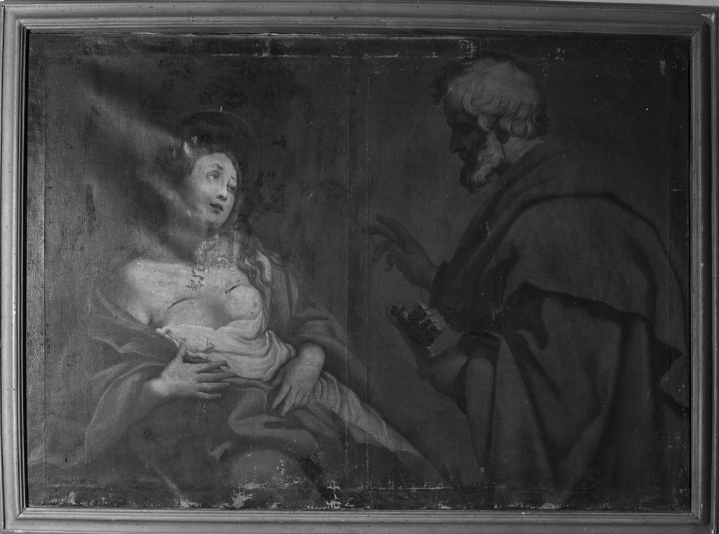 Sant'Agata in carcere curata miracolosamente da San Pietro (dipinto) - ambito aretino (sec. XVII)