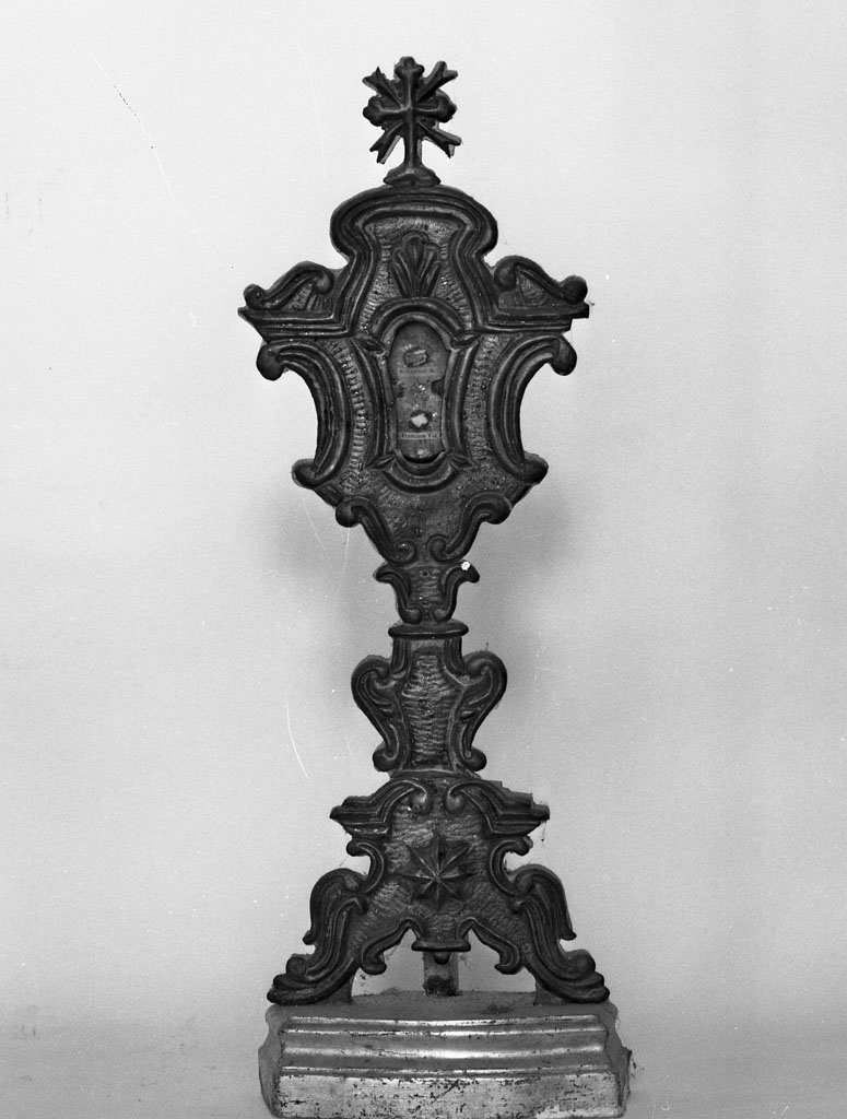 reliquiario - a ostensorio - bottega toscana (fine sec. XVIII)