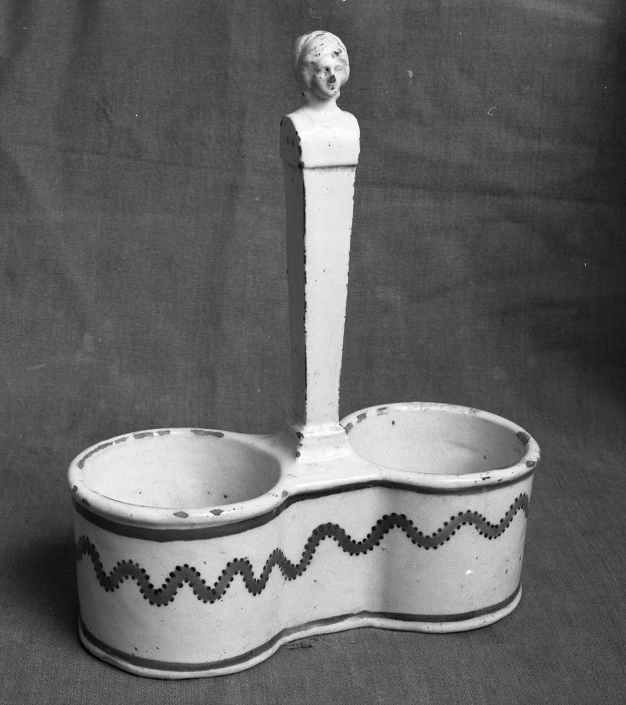 portaoliera - bottega italiana (sec. XIX)