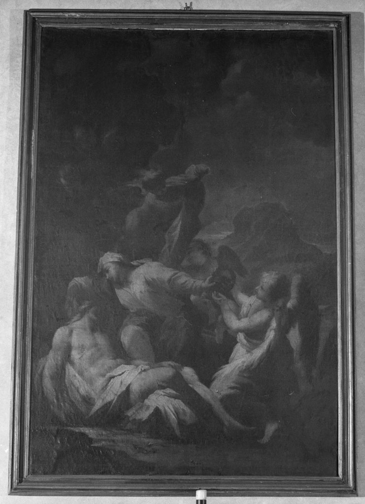 deposizione di Cristo nel sepolcro (dipinto) - ambito italiano (secc. XVII/ XVIII)