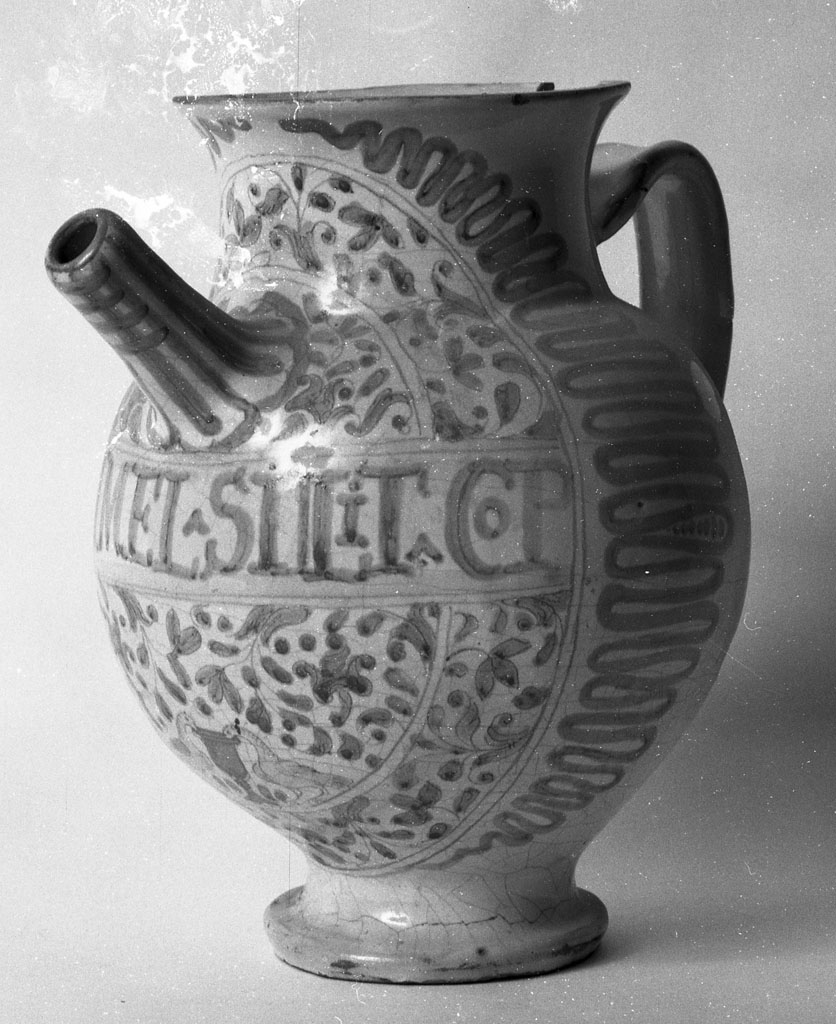 brocca - bottega faentina (sec. XVIII)