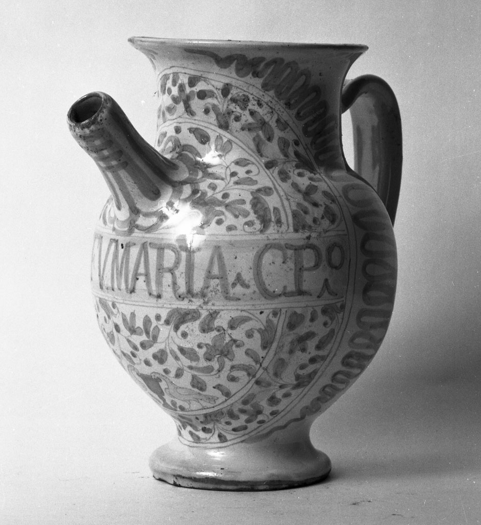 brocca - bottega faentina (sec. XVIII)