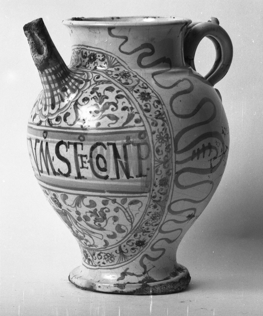 brocca - bottega faentina (sec. XVII)