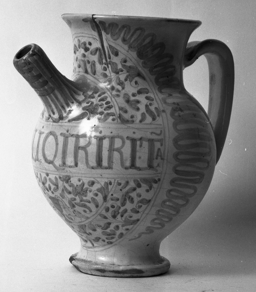 brocca - bottega faentina (sec. XVIII)