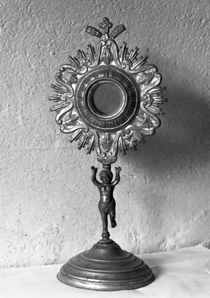 ostensorio - a raggiera - bottega toscana (sec. XIX)