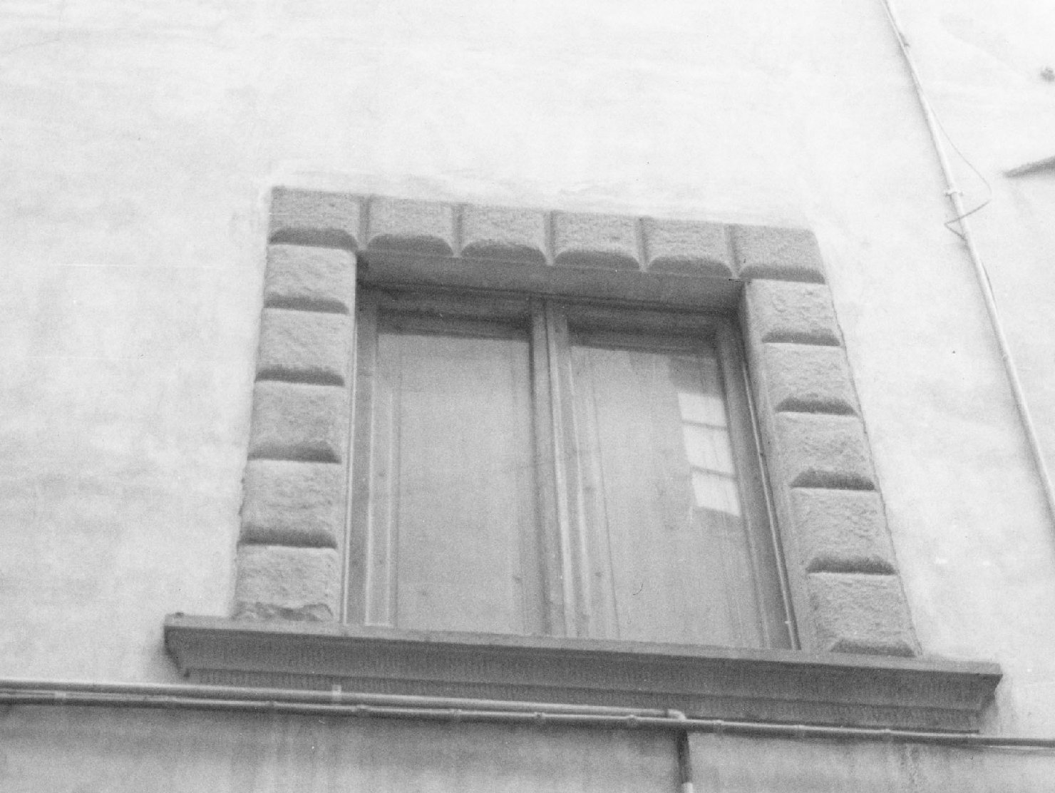 mostra di finestra, serie - bottega aretina (fine/inizio secc. XVI/ XVII)