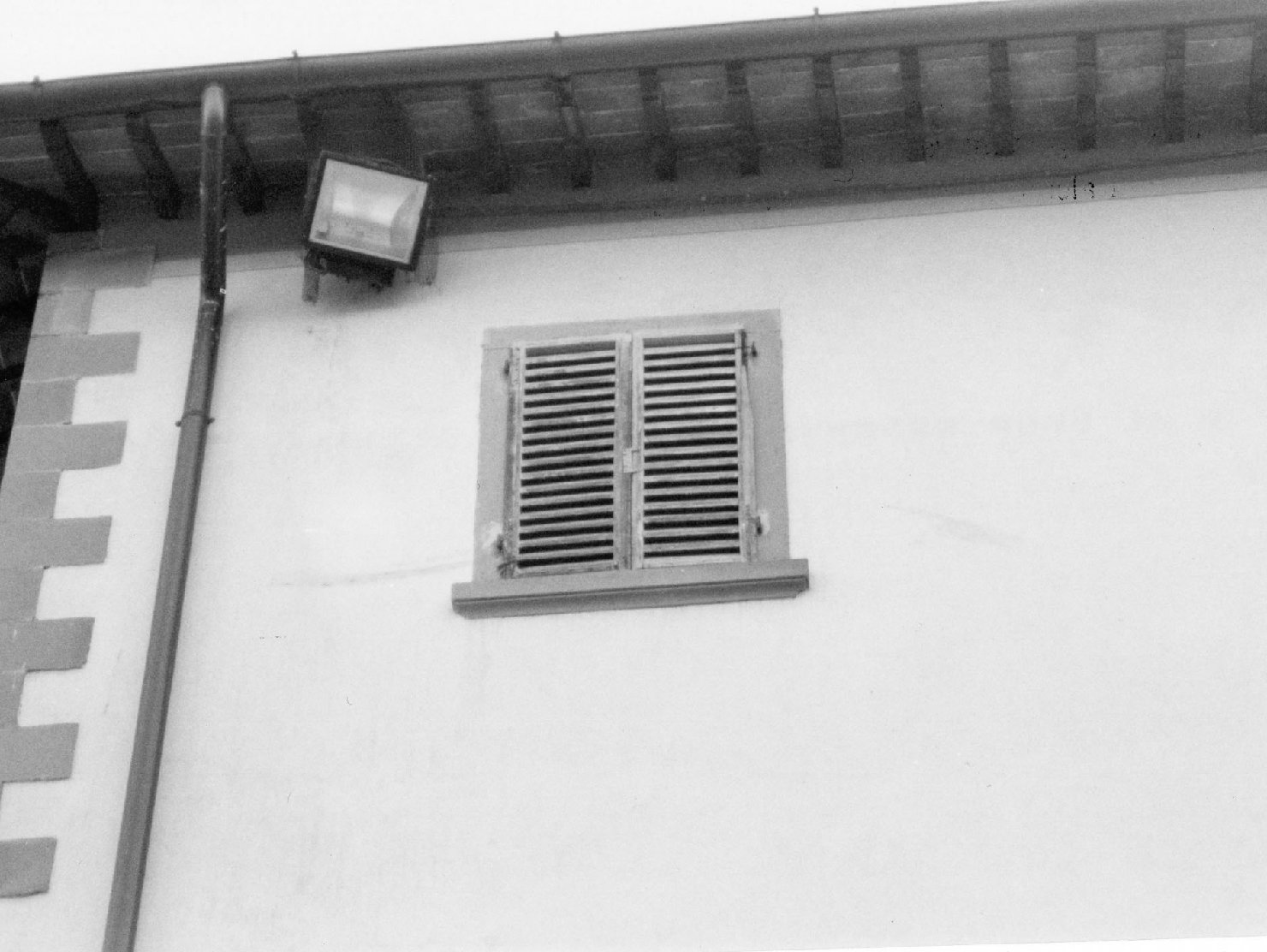 mostra di finestra, serie - bottega aretina (fine/inizio secc. XVIII/ XIX)