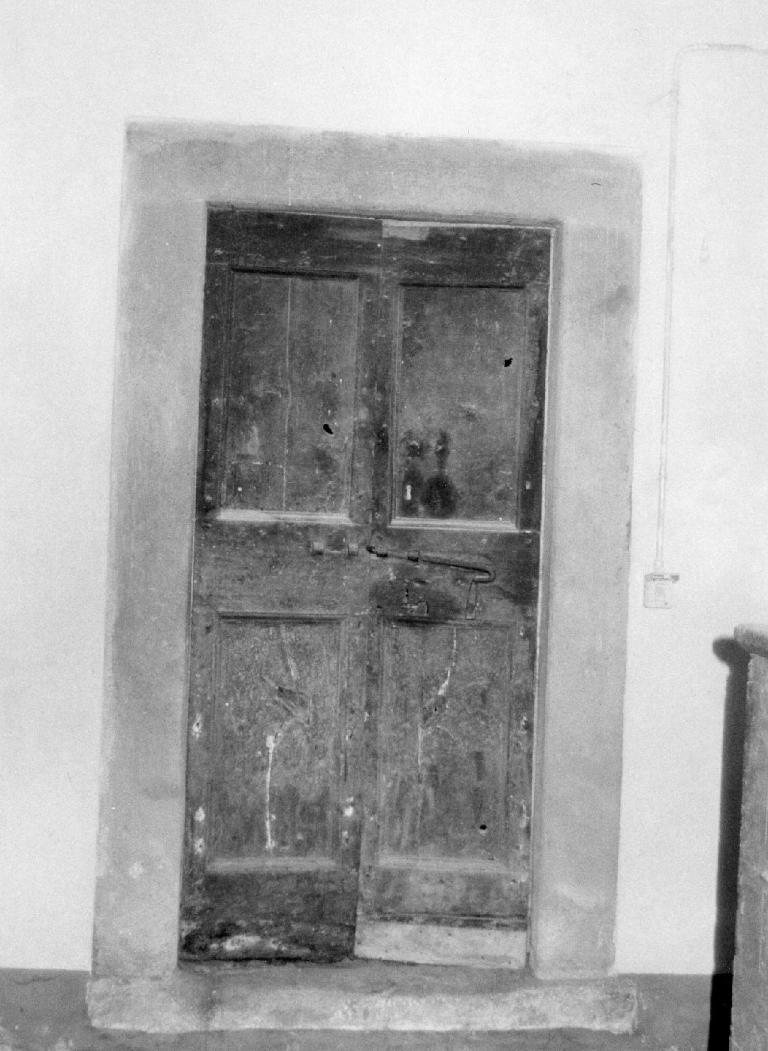 mostra di porta - bottega aretina (sec. XVIII)