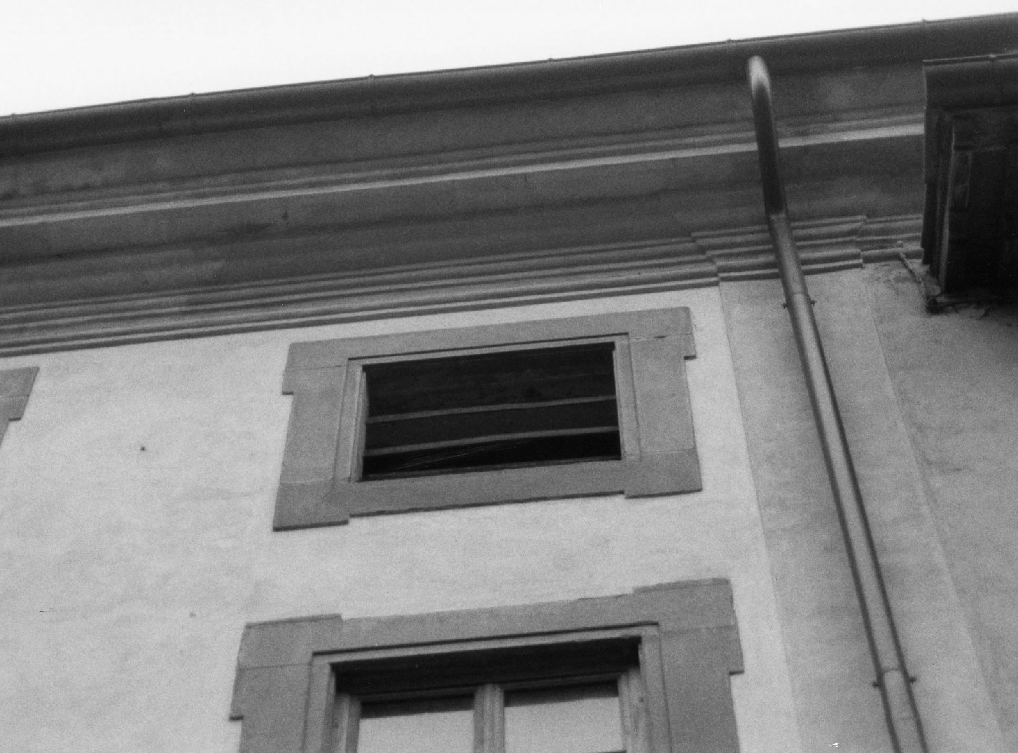 mostra di finestra, serie - bottega aretina (sec. XVIII)